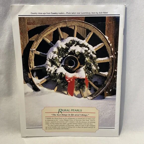 Country Mag. Dec. Jan. 2000 Vol 13 No. 6 For Those Who Live Or Long For Country - Picture 2 of 9